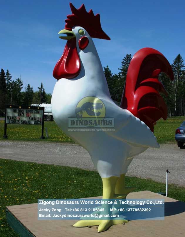 Amusement park playground fiberglass products (Chicken) DWA074